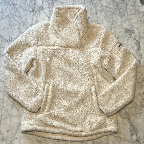 The North Face Other - North Face Teddy Bear High Neck Sherpa Pullover Sweater Sz M(10/12)